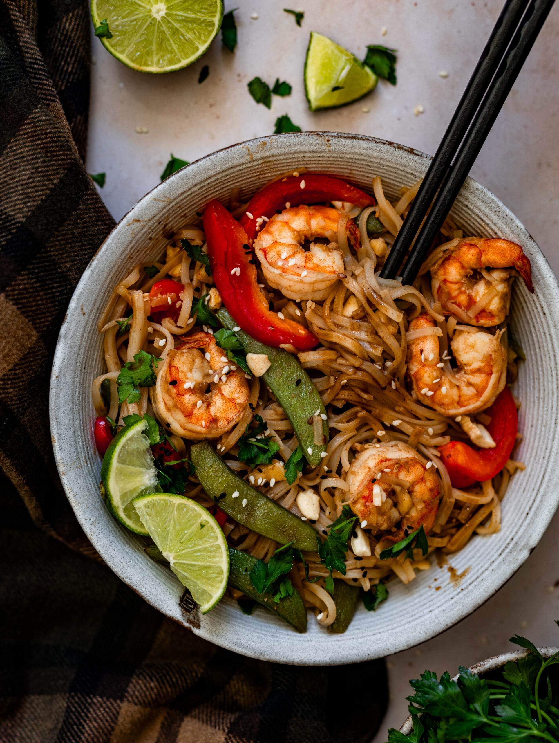 teriyaki shrimp stir fry