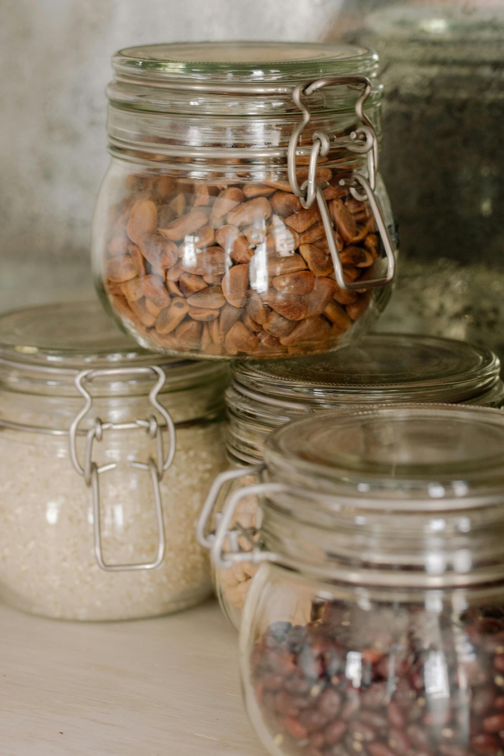 Homestead kitchen organization showing pantry organization for homesteaders and organizing home canned food pantry