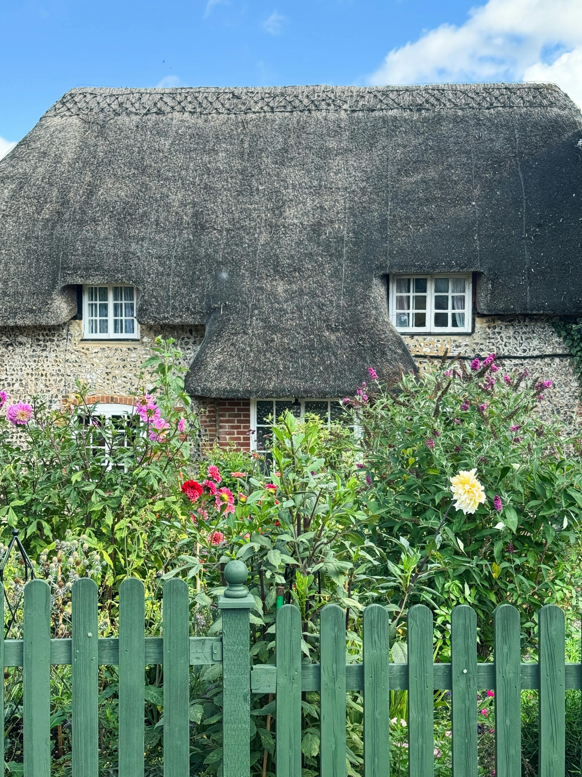 A cottage garden design with cottage garden vegetables and flowers