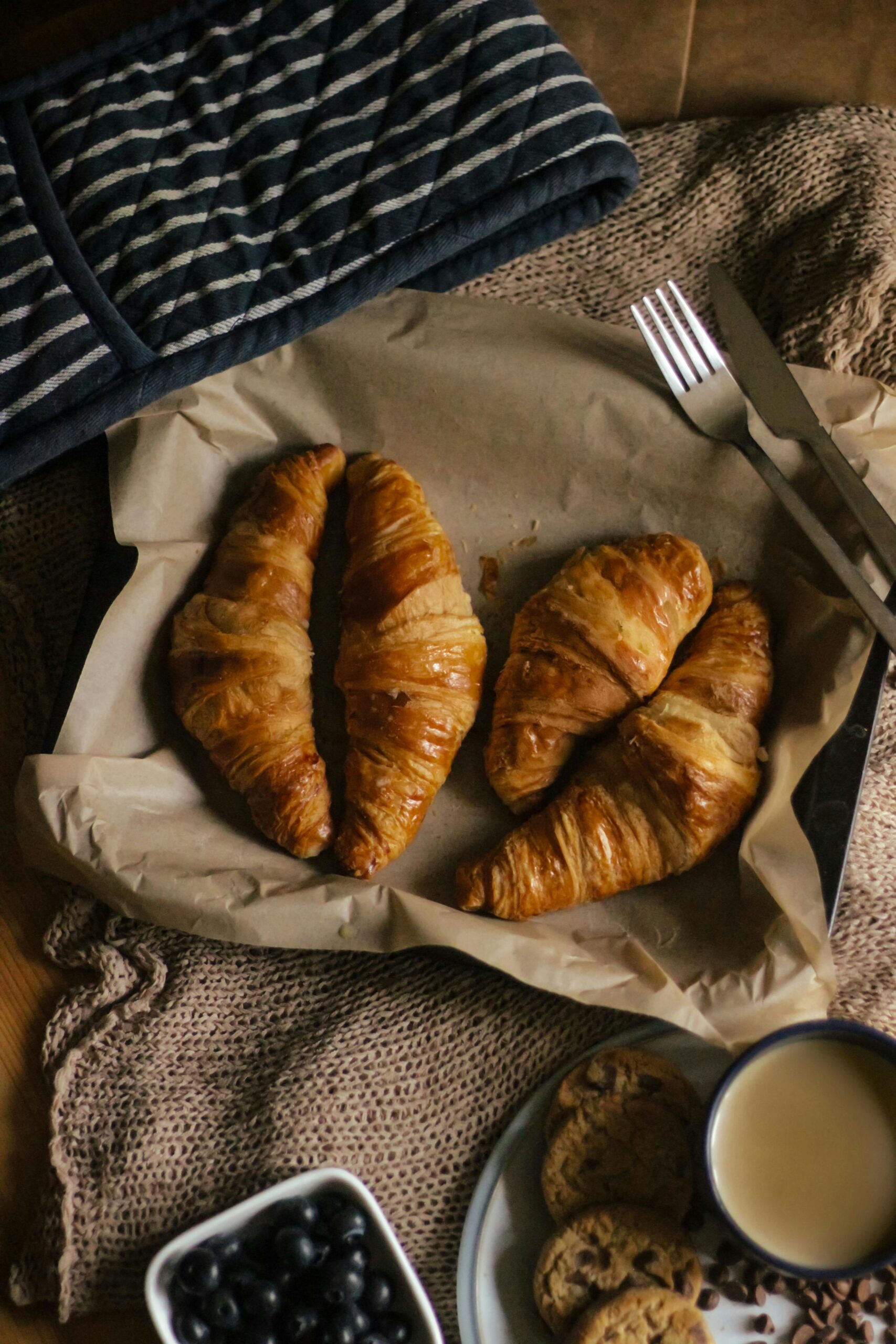 Sourdough croissants showing how to make flaky sourdough croissants step by step and sourdough croissants without commercial yeast