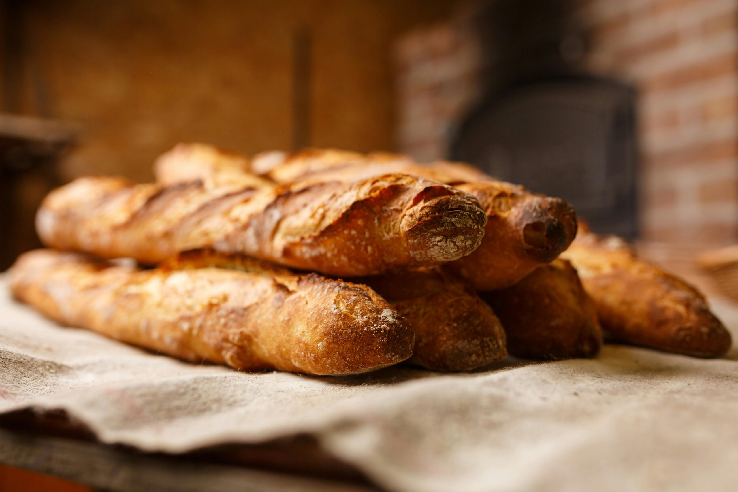 Bread in a bakery showing selling sourdough bread and cottage food laws.