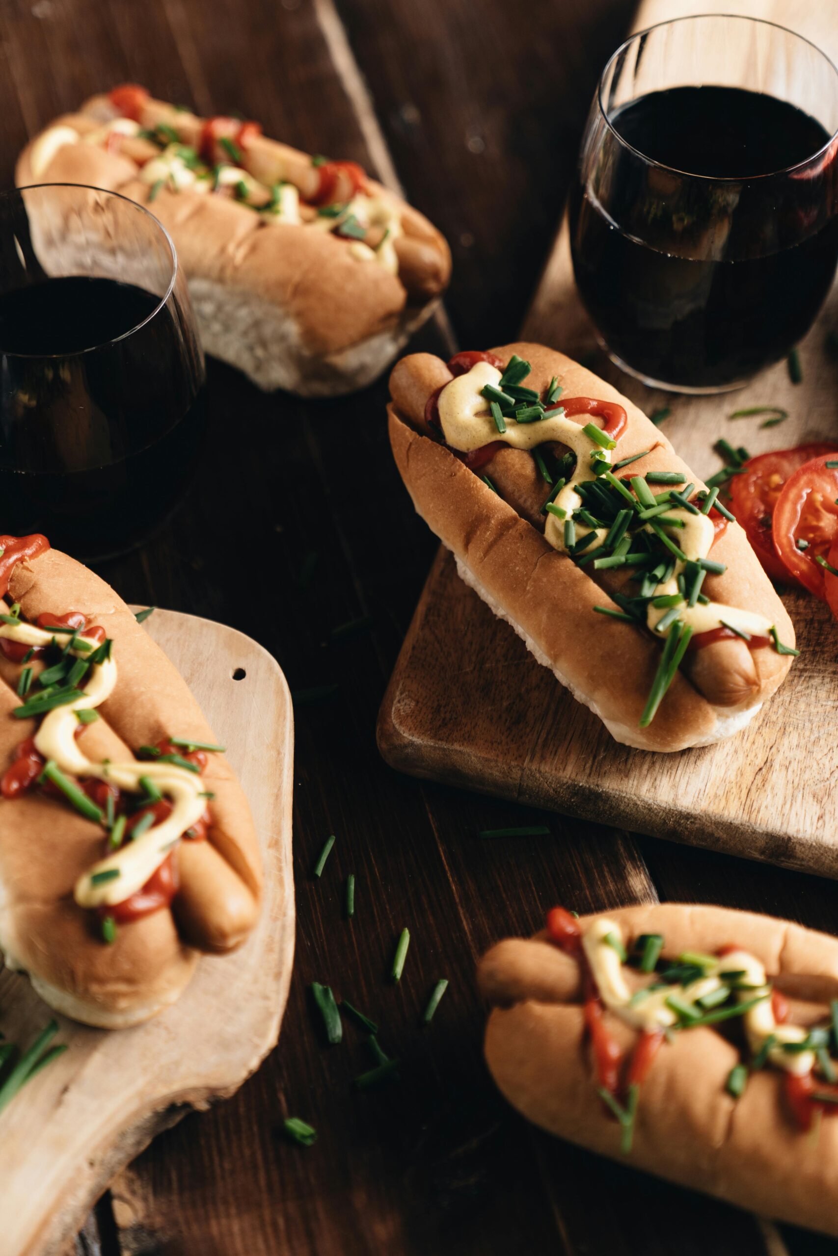 A group of homemade sourdough hot dog buns that are soft sourdough buns
